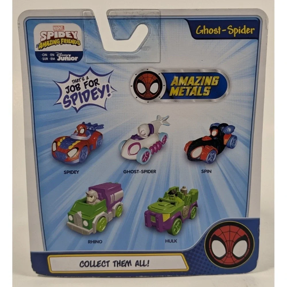 Jazwares Marvel Spidey and his Amazing Friends Ghost-Spider Amazing Metals Car